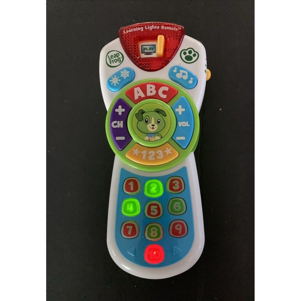 LeapFrog Scout Learning Lights Remote Deluxe ABC Music Toy Tested Working